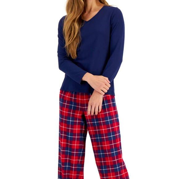 Charter Club Other - Charter Club V-Neck cotton blend pajama T-Shirt Navy, small